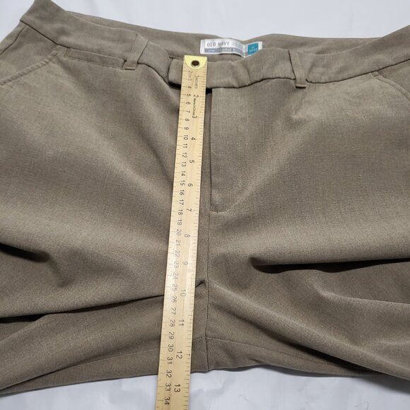 Old Navy Dress Pants Essential Stretch Womens Size 18 At Waist Raw Hem Pockets - Picture 15 of 16